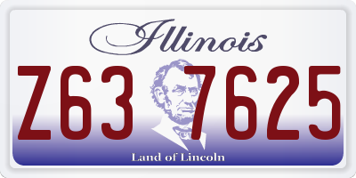 IL license plate Z637625