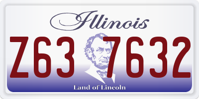 IL license plate Z637632