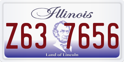 IL license plate Z637656