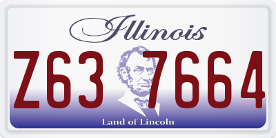 IL license plate Z637664