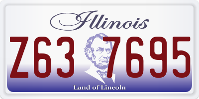 IL license plate Z637695