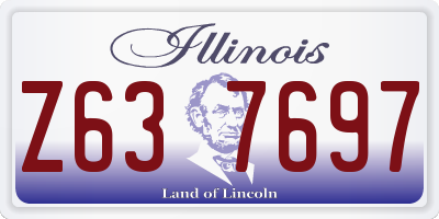 IL license plate Z637697