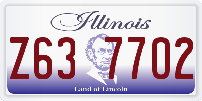 IL license plate Z637702