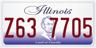 IL license plate Z637705