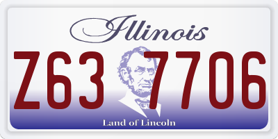 IL license plate Z637706