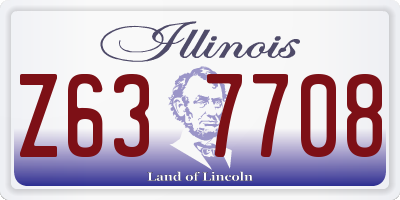 IL license plate Z637708