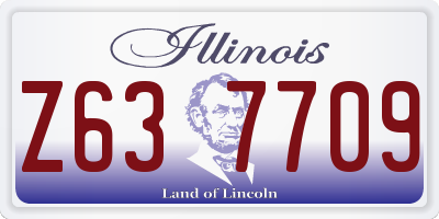 IL license plate Z637709