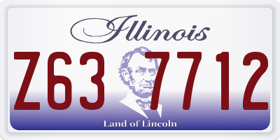 IL license plate Z637712