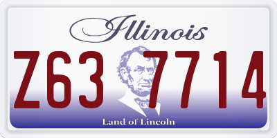IL license plate Z637714