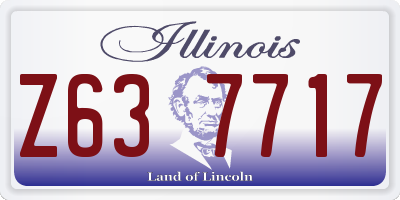 IL license plate Z637717