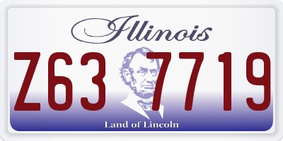 IL license plate Z637719