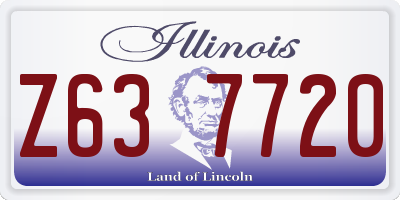IL license plate Z637720