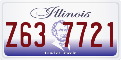 IL license plate Z637721