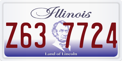 IL license plate Z637724