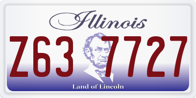 IL license plate Z637727