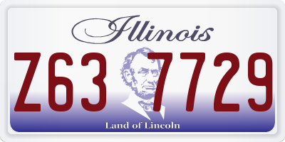 IL license plate Z637729