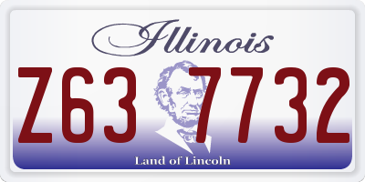 IL license plate Z637732