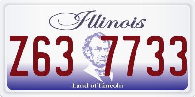 IL license plate Z637733