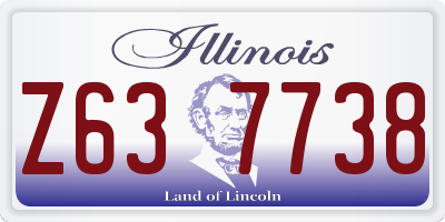 IL license plate Z637738