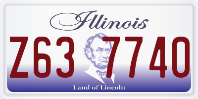 IL license plate Z637740