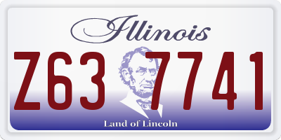 IL license plate Z637741