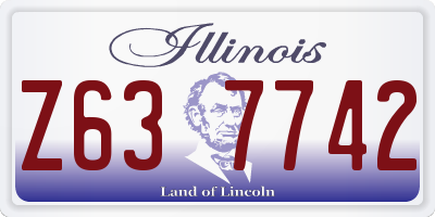 IL license plate Z637742