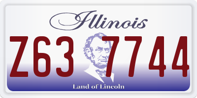 IL license plate Z637744