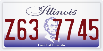 IL license plate Z637745