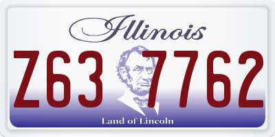 IL license plate Z637762