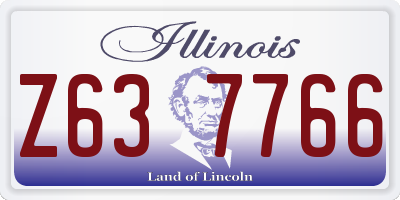 IL license plate Z637766