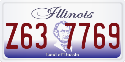 IL license plate Z637769