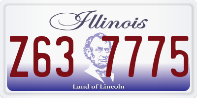 IL license plate Z637775