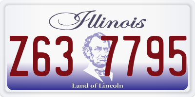 IL license plate Z637795