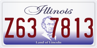 IL license plate Z637813