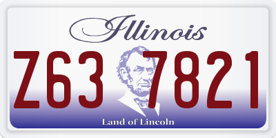 IL license plate Z637821