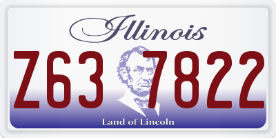 IL license plate Z637822