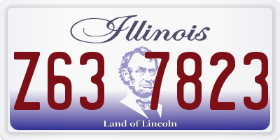 IL license plate Z637823