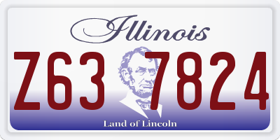 IL license plate Z637824