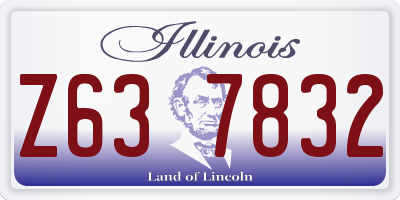 IL license plate Z637832