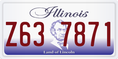 IL license plate Z637871