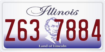 IL license plate Z637884
