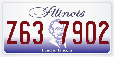 IL license plate Z637902