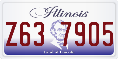 IL license plate Z637905