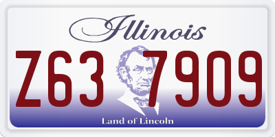IL license plate Z637909