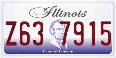 IL license plate Z637915