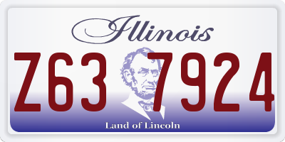 IL license plate Z637924