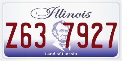 IL license plate Z637927