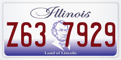 IL license plate Z637929