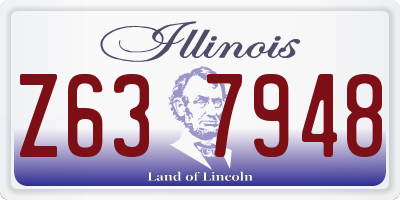 IL license plate Z637948