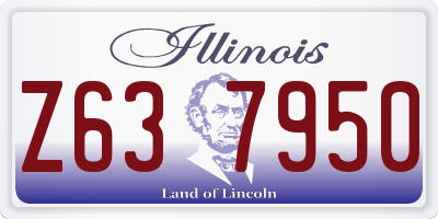 IL license plate Z637950